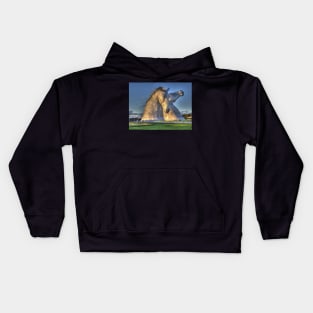 The Kelpies jigsaw puzzle Kids Hoodie